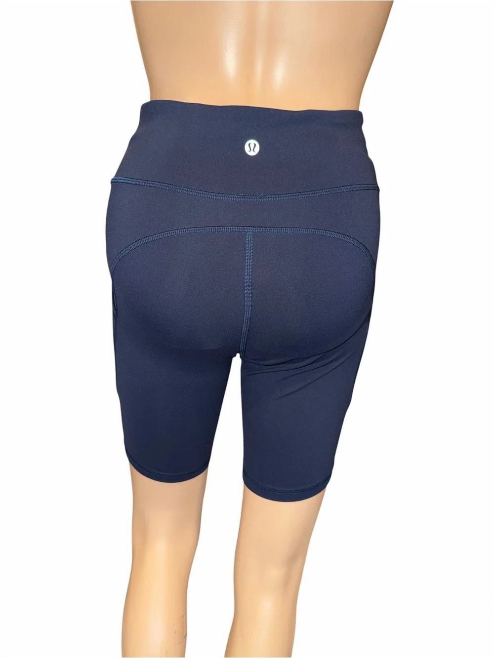 Lululemon Invigorate High-Rise Short 8”Women's Size 6 Navy Active Gym Biker
